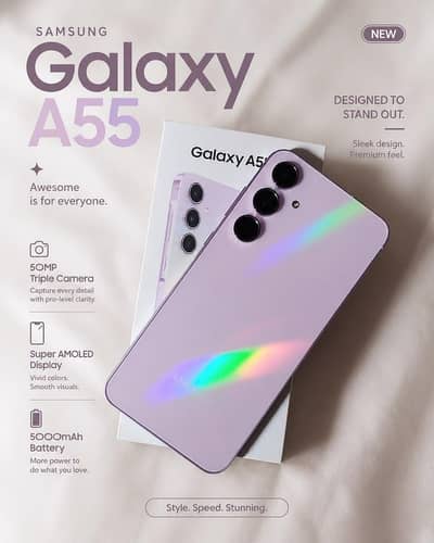 Samsung Galaxy A55 8GB/256GB 10/10 PTA Approved
