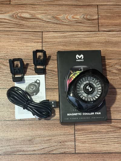 Memo Cx10 Magnetic + Clip Cooling fan For Gaming Pubg & Free Fire