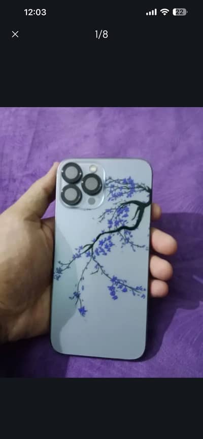 Apple iphone 13 pro max LLA Dual sim Pta Approved BH 94% original