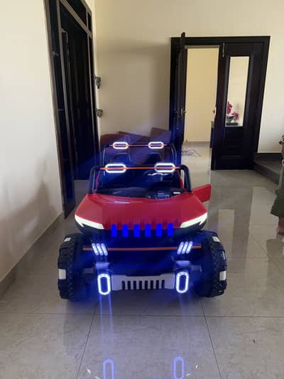 Brand New Kids Electric Car – 2-Seater, LED Lights