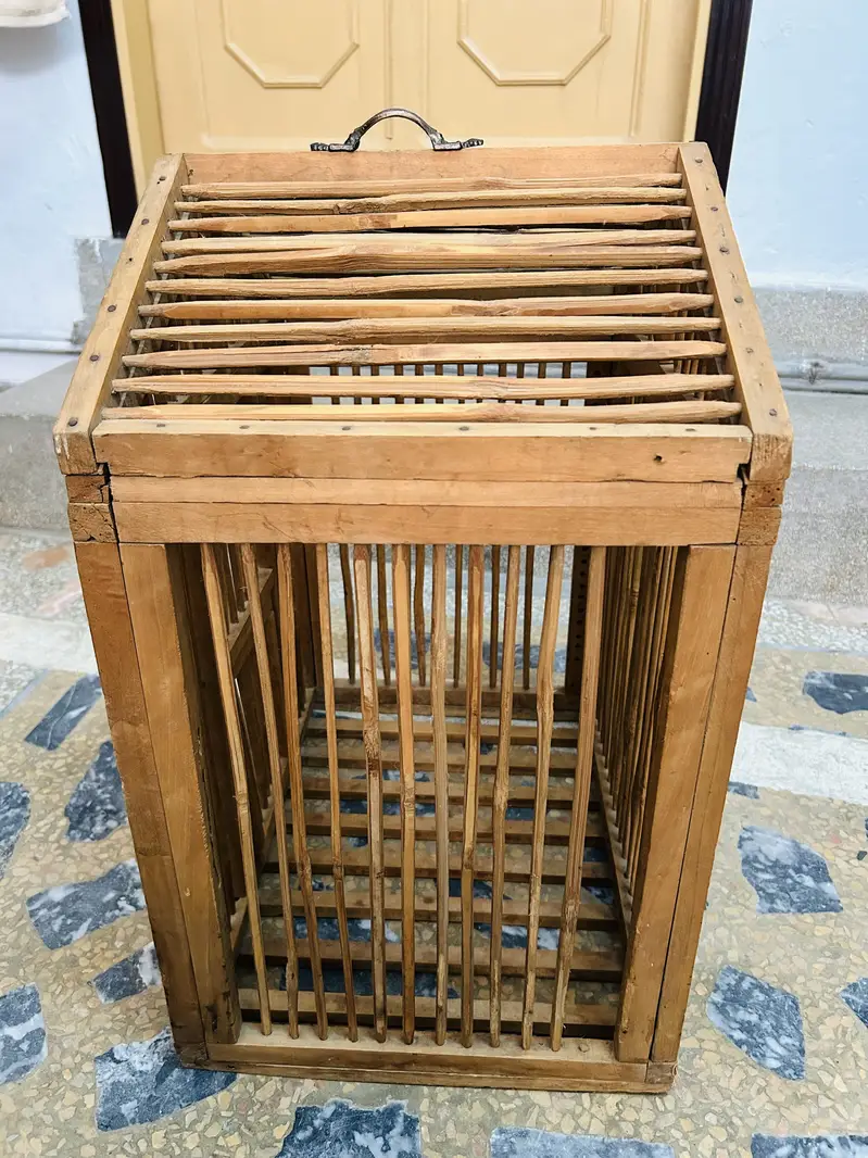 Handmade Wooden Bird Cage / Bird Pinjra | Premium Quality | Like New — photo 4