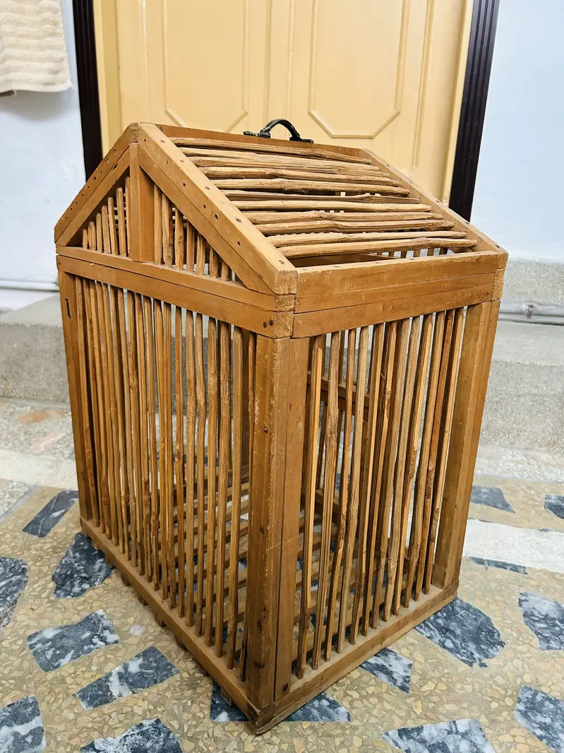Handmade Wooden Bird Cage / Bird Pinjra | Premium Quality | Like New — photo 6