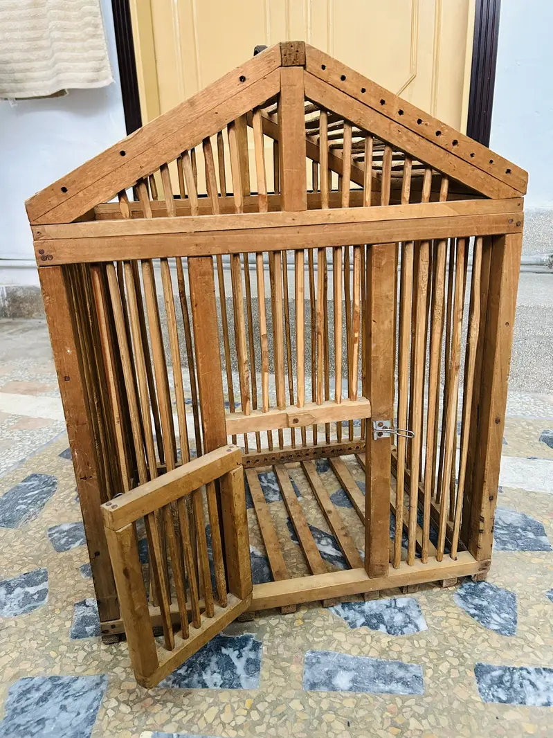 Handmade Wooden Bird Cage / Bird Pinjra | Premium Quality | Like New — photo 8