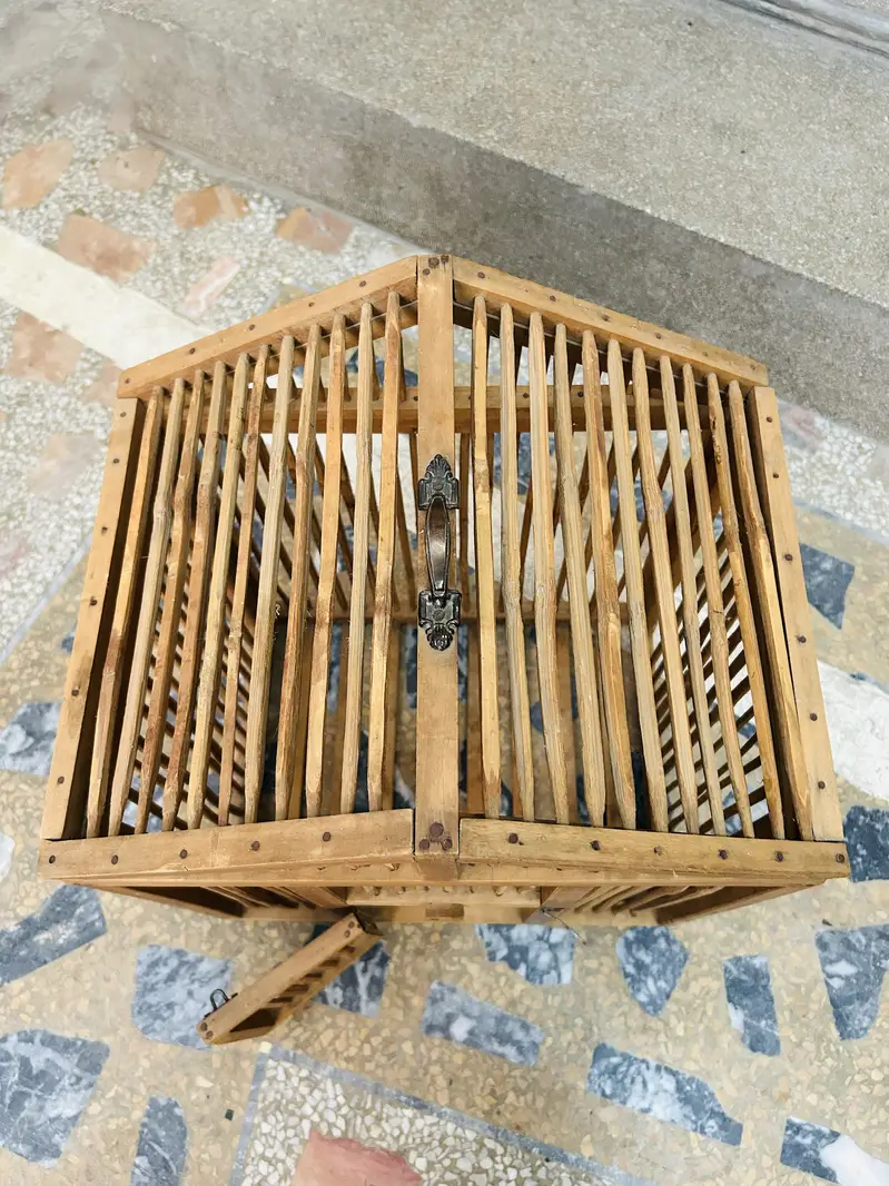 Handmade Wooden Bird Cage / Bird Pinjra | Premium Quality | Like New — photo 9