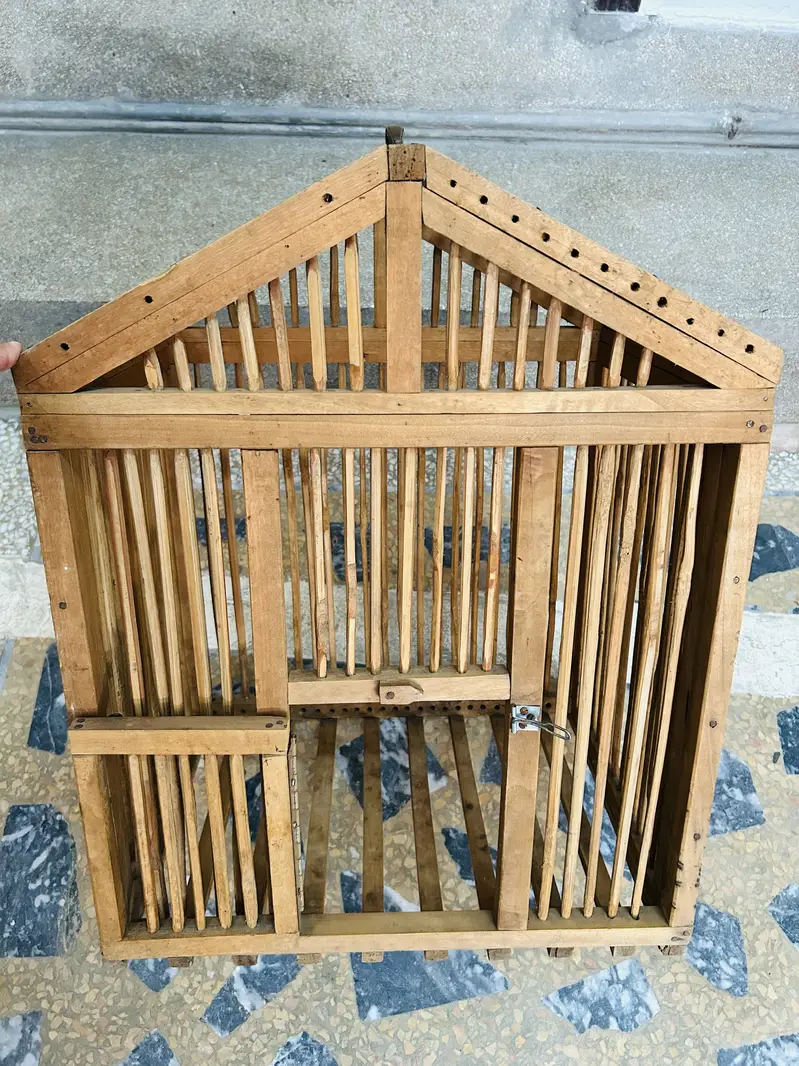 Handmade Wooden Bird Cage / Bird Pinjra | Premium Quality | Like New — photo 10