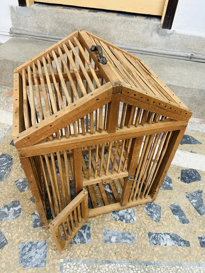 Handmade Wooden Bird Cage / Bird Pinjra | Premium Quality | Like New — photo 11