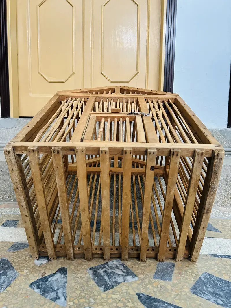 Handmade Wooden Bird Cage / Bird Pinjra | Premium Quality | Like New — photo 12