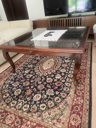 Pure wood centre table