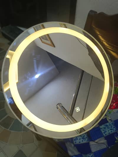 Round LED Mirror | Dressing Mirror | Make Up Mirror - Whatsapp Me