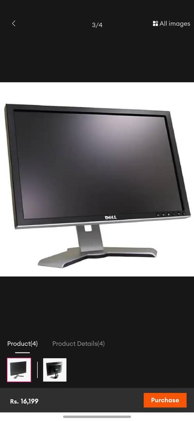 DELL MONITOR FOR SALE.