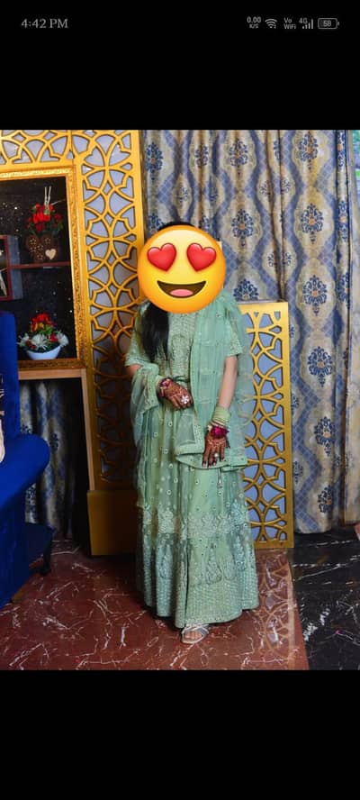 “Beautiful Party Wear Dress for Sale – Excellent Condition”