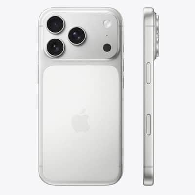Iphone 17 pro max just box open 1 cycle only silver clr 2 yr warranty