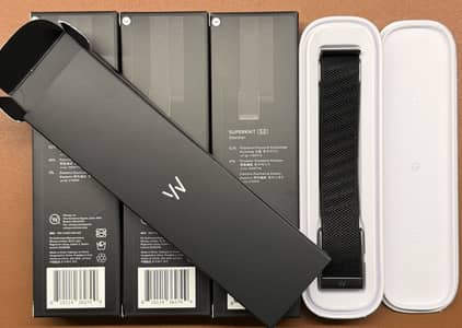 WHOOP SuperKnit 5.0 straps in Obsidian (black on black)