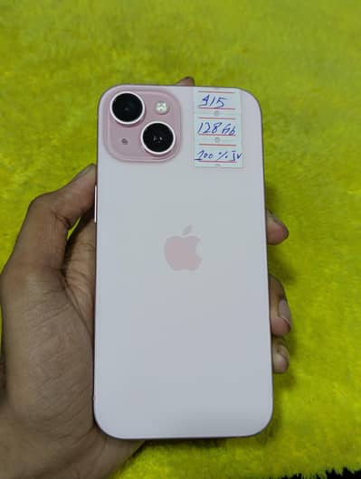 i phone 15 jv 128GB 100% Battery Health