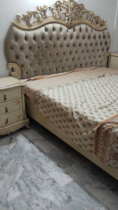 bedroom set king bed dressing table 3 portion wardrobe