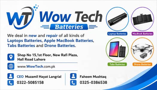 All Kind of used Laptop batteries