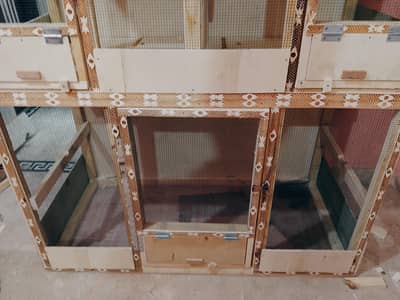 Hens & Birds wood cage