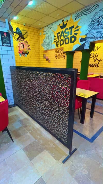 Restaurant seating for sale (Sofa,Chair,table,partition,fan)
