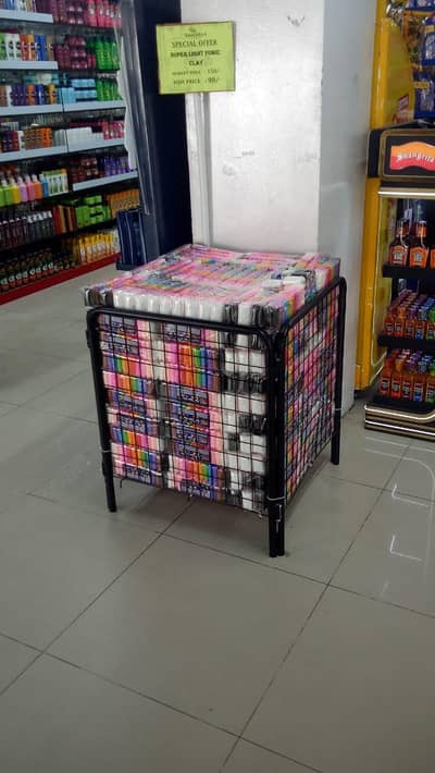 Mart Display Basket. Supermarket display rack. Display rack