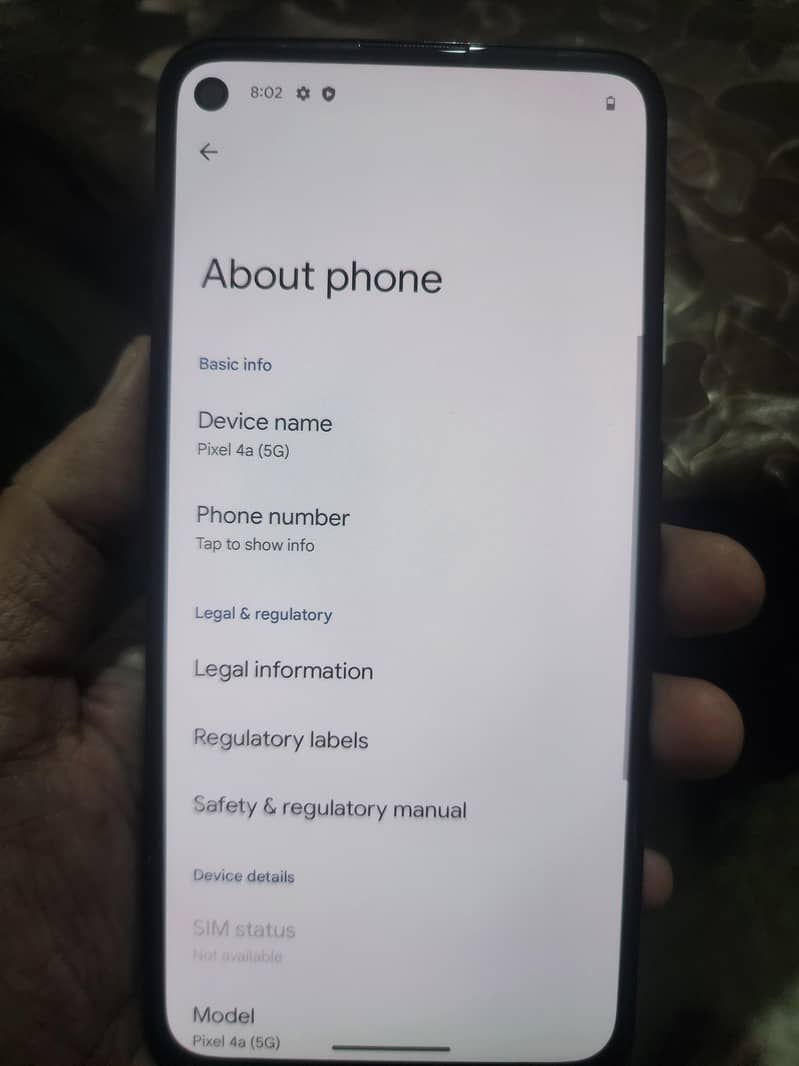 Google Pixel 4a 4