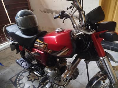 Power 70cc urgent sale with helmet (read ad first)