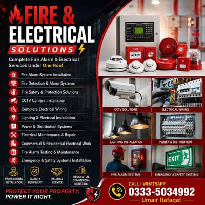 Fire Alarm, CCTV & Electrical Services"