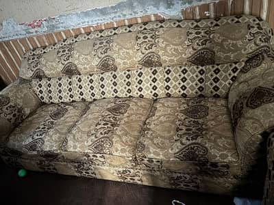 7 seater sofa set used