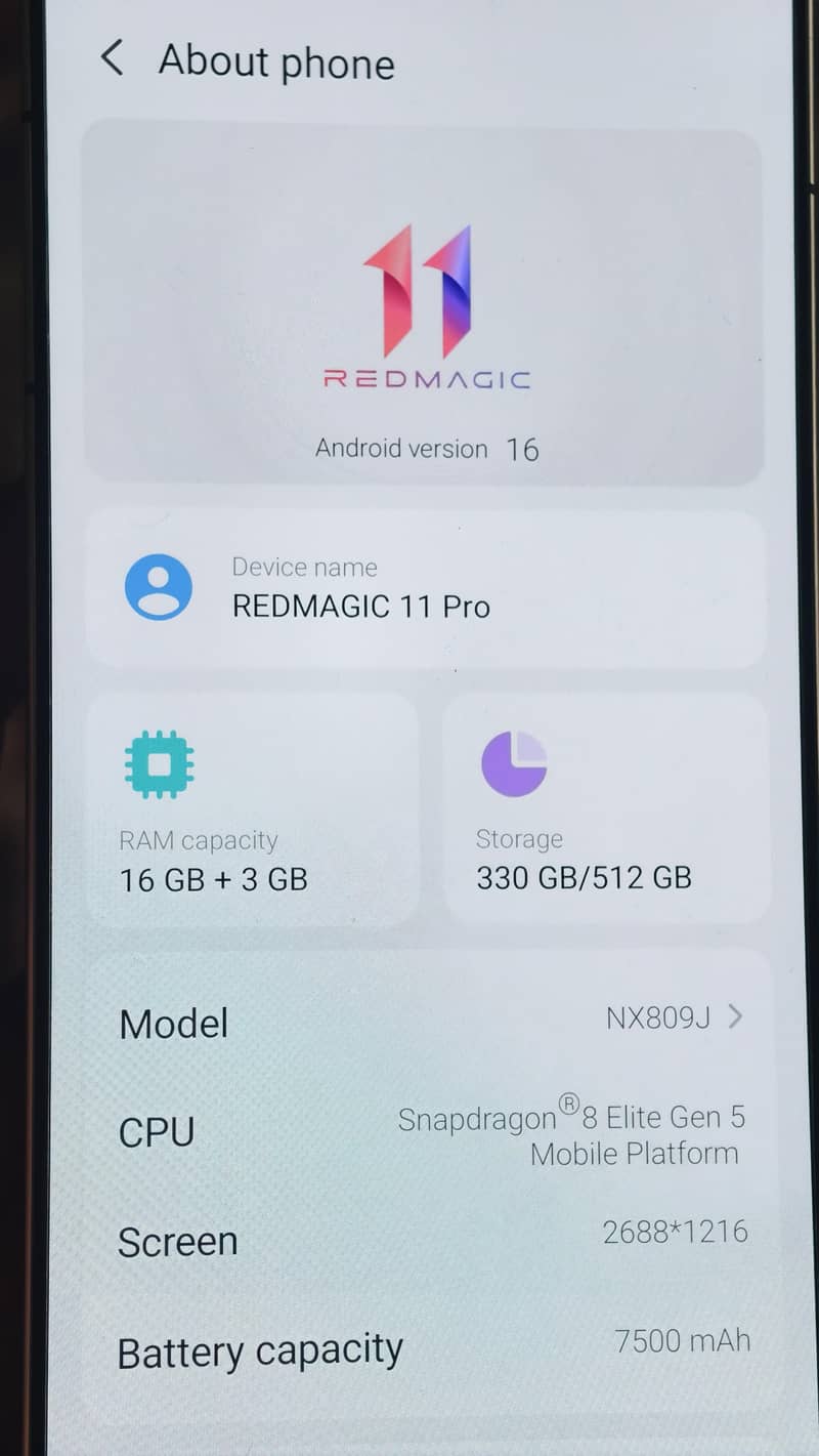Redmagic 11 pro 7