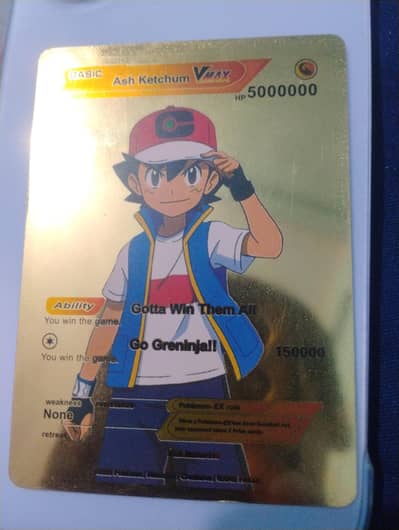 rare Ash Ketchum card