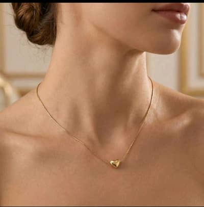 Branded Heart shaped pendant Design Necklace