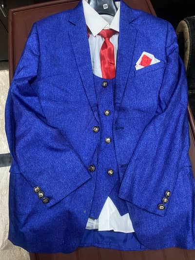 Complete Pent coat set / For sale Urgent / L size Blue White Combo