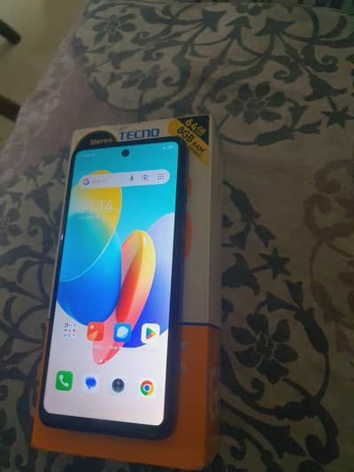 Tecno spark Go Complt box Urgent sell 4+4/64