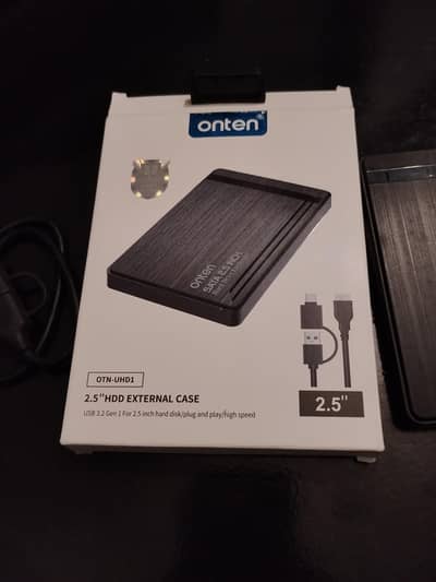 Onten OTN-UHD1 2.5" HDD External Case USB 3.2 Gen 1 or USB-C