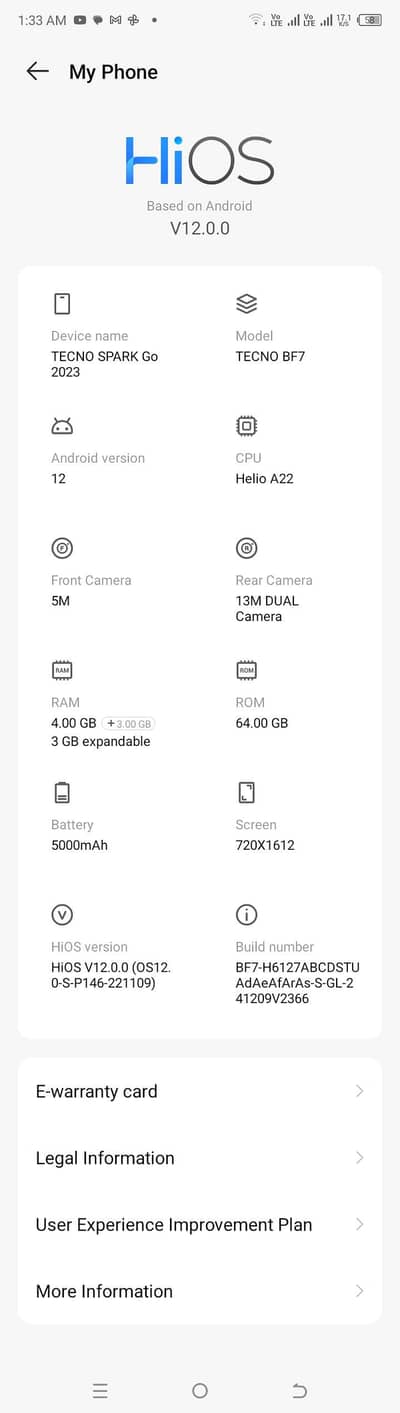 Tecno Spark Go. all ok. q