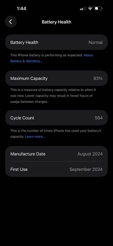 iPhone 16 pro max approved 6