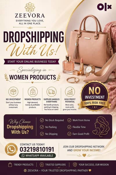 Start Dropshipping With ZEEVORA | No Investment