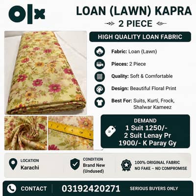 Lawn 2 Piece New Design