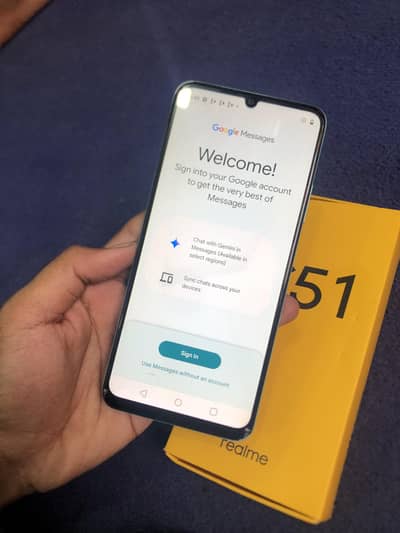 Realme C51 3/64 GB PTA Approved glass crack