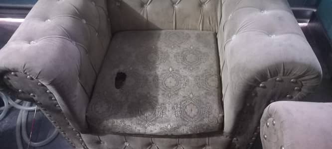 1 seater sofa +3 seater sofa + King size bed