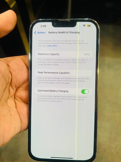 I phone 13 por max  factory pen change