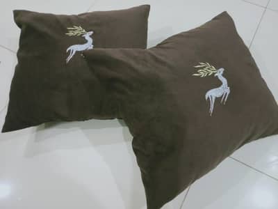Cushions with Covers | Sofa Cushion Set of 2 | Brand New