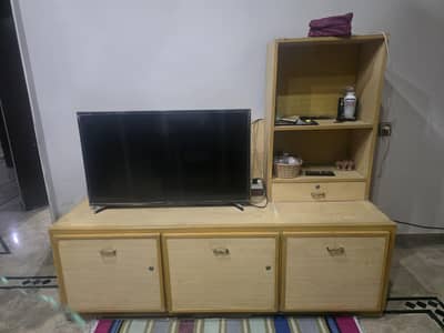 LED Rack Shelf Stand Wooden Hand Made
