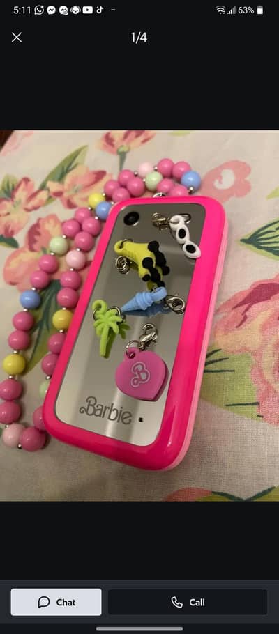 barbie flip phone totally pink accessories official approved