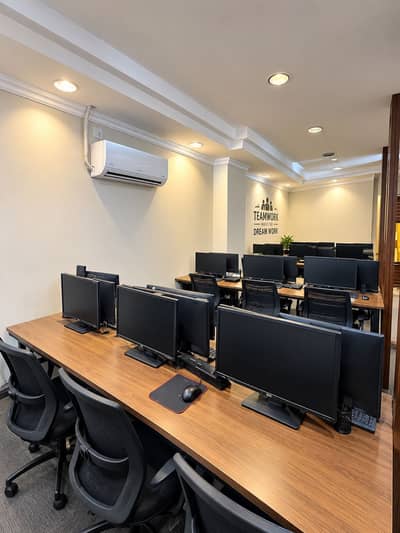 Shared office, co working space, call center seats