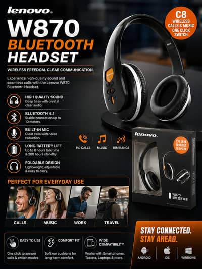 LENOVO W870 BLUETOOTH HEADSET