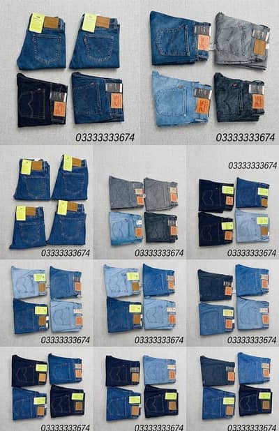 “Levi’s Premium Denim Jeans  | Wholesale Available | Export Quality