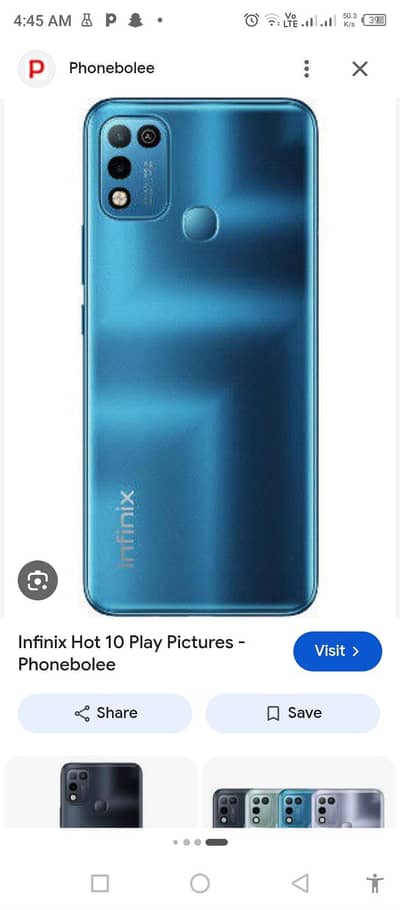 Infinix Hot 10 play 03417315131