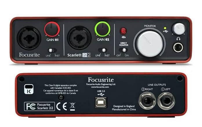 Focusrite 2i2 2nd Gen 0