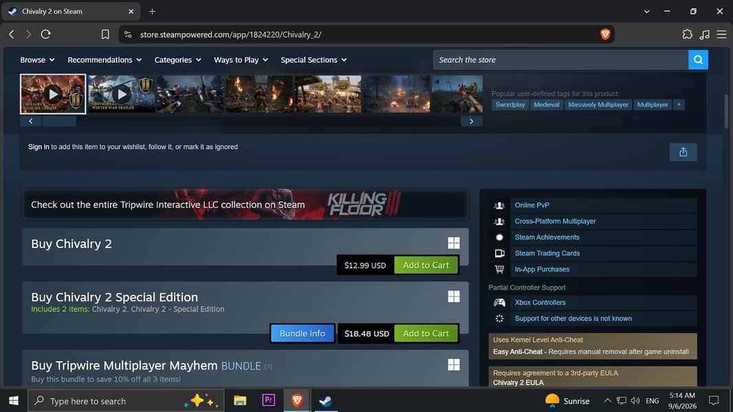Chivalry Two Steam 1