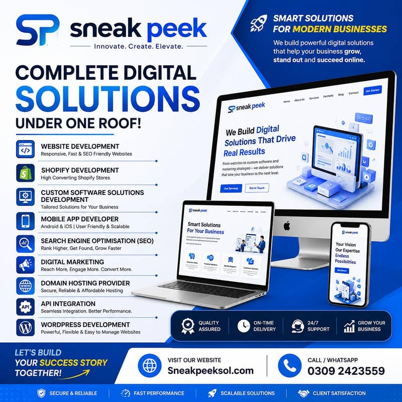 WEB DEVELOPMENT SNEAK PEEK 0
